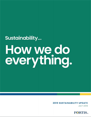 July 2019 Sustainability Report Cover