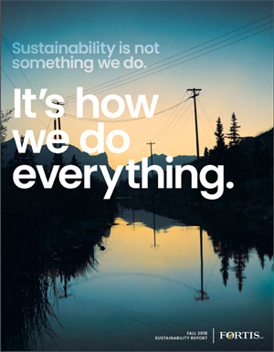 October 2018 Sustainability Report Cover