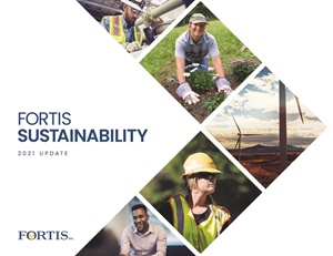 Fortis Sustainability Update Report Cover